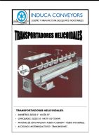TRANSPORTADORES HELICOIDALES